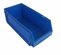 Tayg 203022 Ensemble de 5 pièces. Tiroir pliable et empilable No.52P Jeu de 5 boîtes de rangement, plastique, bleu, pliable, 336 x 160 x 130 mm