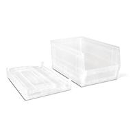 Tayg 210341 Boîte de rangement, plastique, transparent, pliable, 600 x 400 x 325 mm