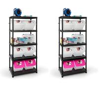 Tayg 945 Kit étagères Plastiques Nº945, Noir (Lot de 2)