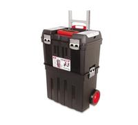 TAYG Caisse à outils sur roulettes - Plastique - 47 x 29 x 63 cm - Avec insert et boîte de triage
