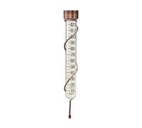 Taylor Precision Products Heritage Pluviomètre en Verre de 68,6 cm de Haut, capacité de 12,7 cm, Aluminium, cuivre