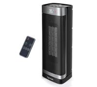 Taylor Swoden Fiery pro - Chauffage d'appoint PTC de 2000W pour usage intérieur, minuterie 24 heures, oscillation de 70°, 4 modes, chauffage electrique en céramique avec télécommande