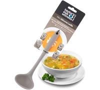 Taylors Eye Witness Mini louche en silicone grise - Passe au lave-vaisselle Parfait pour les poêles antiadhésives Alternative hygiénique au bois Résistant aux odeurs, aux taches et à la chaleur (260