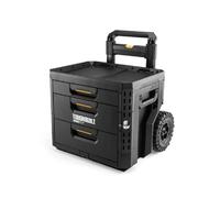 TB-B1-D-R93-BEA Boîte roulante 3 tiroirs empilable StackTech
