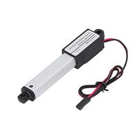 Tbest Actionneur Linéaire électrique étanche 12V, Force 64N (50MM) | Construction en aluminium, alimentation CC, protection contre les surcharges, indice IP54