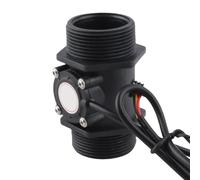 Tbest Capteur d'eau Débitmètre à Effet Hall 47Mm Yf Dn40 Dc 3.5 24V pour Distributeurs de Chauffage, Distributeurs Automatiques