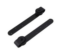 Tbest Carbon Steel Barn Door Hardware Kit Quiet Sliding Roller | Système de rail rustique pour chambre à coucher, installation facile, construction en acier au carbone, glissement
