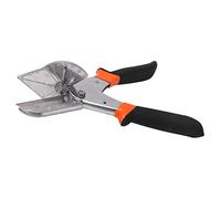 Tbest Cisaille à Onglet d'angle avec 10 Lames, Ciseaux Biseautés pour Tube de Fil PVC, Colle Plastique, Coupe du Bois, Outil de Coupe Angulaire
