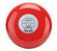 Tbest Cloche d'alarme électrique à Gâche Interne de 6 Pouces 95Db avec Bobine électromagnétique en Cuivre Pur, Boîtier en Acier au Carbone pour la sécurité Industrielle 12V 24V 220V de Large 800