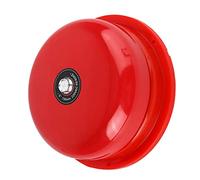 Tbest Cloche d'alarme électrique à Gâche Interne de 6 Pouces 95Db avec Bobine électromagnétique en Cuivre Pur, Boîtier en Acier au Carbone pour la sécurité Industrielle 12V 24V 220V de Large 800