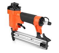 Tbest Cloueuse Pneumatique de qualité Industrielle F30, Agrafeuse à Ongles Droite de 10 à 30Mm pour le Travail du Bois, la Menuiserie et la Construction en Acier moulé