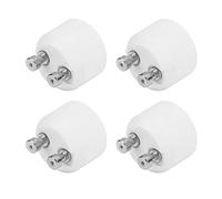 Tbest Convertisseur Gu10 Vers Mr16, 4Pcs Adaptateur Douille Convertisseur De Lumière Led, Support D'Ampoule Pour Lampe Halogène Led