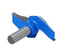 Tbest Fraise à Bois en Carbure à Tige 1/2, Fraise à Bois, Bleu Thermique pour Armoires, Panneaux de Porte, Coupes, Bricolage Professionnel