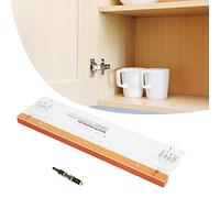 Tbest Gabarit de Centrage Automatique pour Perceuse à Bois avec Foret de 5 Mm, Outil de Perçage de Goupille d'étagère pour la Fabrication d'armoires et de Meubles en Alliage 'aluminium et