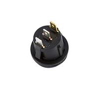 Tbest Interrupteur à Bascule LED 12V avec Fonction Marche/arrêt | Durable, installation simple, conception à 3 broches, compatible avec les véhicules, voyant LED