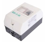 Tbest Interrupteur de Protection Moteur IP55 étanche 220V/380V | Matériau ABS durable, Résistant aux chocs, Adapté à la protection contre les surcharges du moteur, Disjoncteur pour la