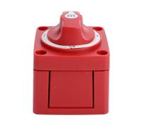 Tbest Interrupteur Sélecteur de Batterie 4 Positions, capacité 300A | Goujons en cuivre étamé, ignifuges, coupure rapide de courant, s\'adapte aux petits espaces, idéal pour véhicule