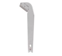 Tbest Jauge d'affûtage de Foret en Acier Inoxydable, Outil d'angle Précis de 0.5Mm à 118 ° pour le Perçage du Bois et du Métal et Jauge 'affûtage Portable