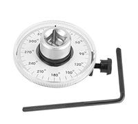 Tbest Jauge de ynamométrique D'entraînement de 1/2 Pouces avec échelle à 360 Degrés et Bras Réglable pour les Fixations Couple-rendement du Moteur