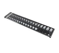 Tbest Jauge d'identification de Boulons et d'écrous 10B21 Vérificateur de Filetage de Haute Précision en Acier au Carbone pour Détecter les Boulons Fixes Outil de Mesure de la Taille des Vis (BLACK)