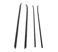 Tbest Kit de Joints de Lèche Vitre Extérieur, Remplacement Joints D étanchéité de Fenêtre 4 Pièces, for coupé 1970 à 1981