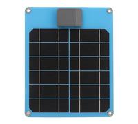 Tbest Kit de Panneaux Solaires Monocristallins 5W 5V, Générateur de Puissance à Haute efficacité pour Camping-car, Bateau, Remorque, Batterie de Voiture, Extérieur, Blanc (BLUE)