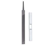 Tbest Lime Chaine Tronconneuse,Lime Plate Tronconneuse,Outil De Jauge De Profondeur pour Tronçonneuse, Affûteur De Tronçonneuse Kit d'outils d'affûtage Universel Jeu de Limes Plates 2 pièces