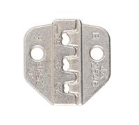 Tbest Outil de Sertissage de Fil Jx-1601-10 avec 5 Moules à Mâchoires Interchangeables pour Borne 28-18 Awg 0,1-1,0 mm² Pince à Sertir pour Virole de Lacet de Démarrage Pince à Sertir à Cliquet pour