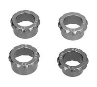 Tbest Ouvre-Montre Professionnel, Ensemble de 4 Pièces, Outil de Démontage Arrière du Boîtier en Alliage d'aluminium pour la Réparation de la Montre avec Conception Polygone