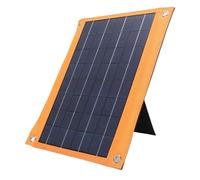 Tbest Panneau Solaire 16W avec Interfaces USB C, DC | Polycristallin efficace, Conception légère, Résistant aux intempéries, Compatible avec divers appareils