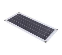 Tbest Panneau Solaire avec Double USB pour Camping, 20W | Matériau polycristallin, idéal pour une utilisation en extérieur, étanche IP65