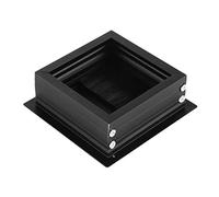 Tbest Passe-fil Grommet Couvercle de Câble, 80mm Alliage D'Aluminium | Facile à installer, adapté à la table, design moderne, aspect soigné