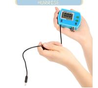 Tbest pH/EC mètre Mini testeur professionnel de qualité de l'eau 2 en 1, moniteur multi-paramètres jardin controle Prise UE noire