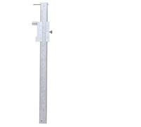 Tbest Pied à Coulisse croisé Parallèle de 0 à 200mm, Jauge à Vernier en Acier Inoxydable avec Aiguille en Carbure pour le Travail du Bois et des Métaux, échelles Gravées