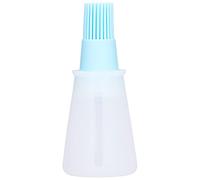 Tbest Pinceau à en Silicone avec Flacon Transparent (BLUE) | Matériau de qualité alimentaire, haute flexibilité, conception étanche, facile à nettoyer, idéal pour griller