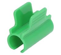 Tbest Pinces de Serre 24 Pièces Clips de Cerceau de Tunnel de Filet de Couverture de Rangée en Plastique à Tête Unique pour Tige de Filet d'ombrage de Film 19 Mm Accessoires de Serre de Jardin (19mm)