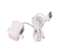 Tbest Pompe de Fontaine pour Animaux de Compagnie Silencieuse 5V Alimentée par USB Moteur sans Balais à Courant Continu Pompe Universelle de Remplacement de Fontaine à Boire pour Chat et Chien avec