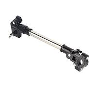 Tbest Porte-parapluie de Vélo pour Guidon 22-25 Mm, Tige Télescopique et Support Rotatif à 360°, Acier Inoxydable Robuste et Plastique ABS, Clip sécurisé pour Poussette, Fauteuil Roulant, Pluie