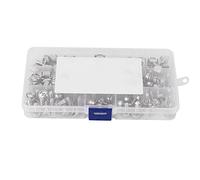 Tbest Quincaillerie d'écrous M5 Vis M5 * 16 pour Cadre à Trou carré Montage sur Véhicule Universel Compatible, Résistant, Facile à Installer et à Repositionner