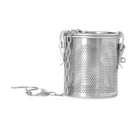 Tbest Sac D'assaisonnement en Acier Inoxydable, Chaîne Longue Suspendue | fine, facile à utiliser, pour soupe, herbes, acier inoxydable robuste