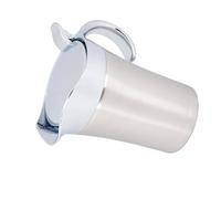 Tbest Saucière en Acier Inoxydable 304, Pichet à Sauce Thermique isolé à Double Paroi de 750 Ml avec Couvercle, Bec Anti-goutte pour Sauce Chaude, Liquides Froids, Service de Table à Manger (Grand