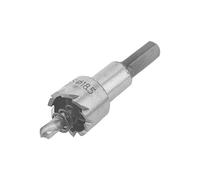 Tbest Scie Cloche en Acier Inoxydable, Foret Robuste de 18,5 Mm pour le Métal avec Dents en Carbure, Conception à Pointe Fendue pour une Coupe Précise, sans Marche, Outil de Coupe de Trous en Tôle