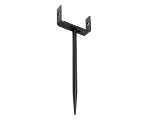 Tbest Support de Descente D'eau Robuste avec Conception en Forme de U | Matériau en fer, Revêtement antirouille, Adapté aux pelouses, Facile à installer, Maintien sûr