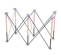 Tbest Support de Travail Portable, capacité de Charge de 600 Kg | Conception pliable, facile à transporter, support stable, acier au manganèse, assemblage rapide