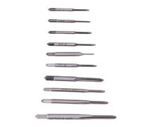 Tbest Tarauds Et Filières,Taraud M1 Une Passe,Taraud M2,Taraud 2Mm, JDe Tarauds À Main pour,10 Pcs M1 À M3.5 Tarauds À Main pour