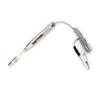Tbest Testeur de Tension de Circuit Automobile, Conception Durable 6-24V | Clip robuste, Fil flexible, Sonde longue, Utilisation universelle, Test fiable