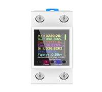 TBZOQAID Compteur d'électricité Din Rail Puissance énergie AC50-320V Affichage numérique Courbe de Tension ampèremètre 100A(Switch GR2P)