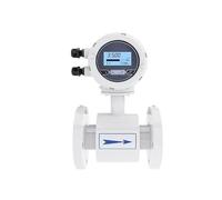 TBZOQAID Débitmètre électromagnétique débitmètre de Liquide capteur d'eau Affichage numérique électronique Acier Inoxydable(DN65)