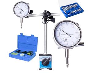 TC TECHNIC Indicateur métrique de test d'indicateur à cadran Dti + support avec horloge de