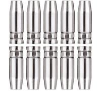 TC TECHNIC - Set de Buses de Soudage MB - Accessoires pour Poste a Souder, 10x Buse de Gaz MB pour MIG/MAG - SGA - Fabrication en Laiton et Cuivre avec Revêtement Nickelé - Cône 15AK